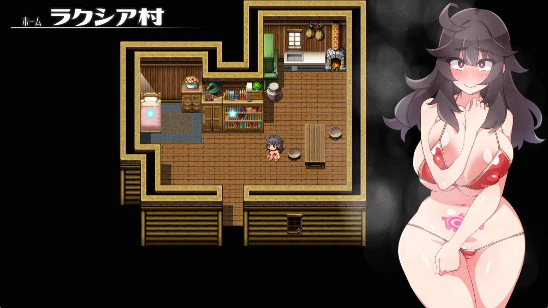 【精品RPG/汉化】莉可雪～无能力JK与半兽人的绝顶战斗～挂载AI汉化版+存档リコシェ～無能力JKがオークと絶頂バトル～
