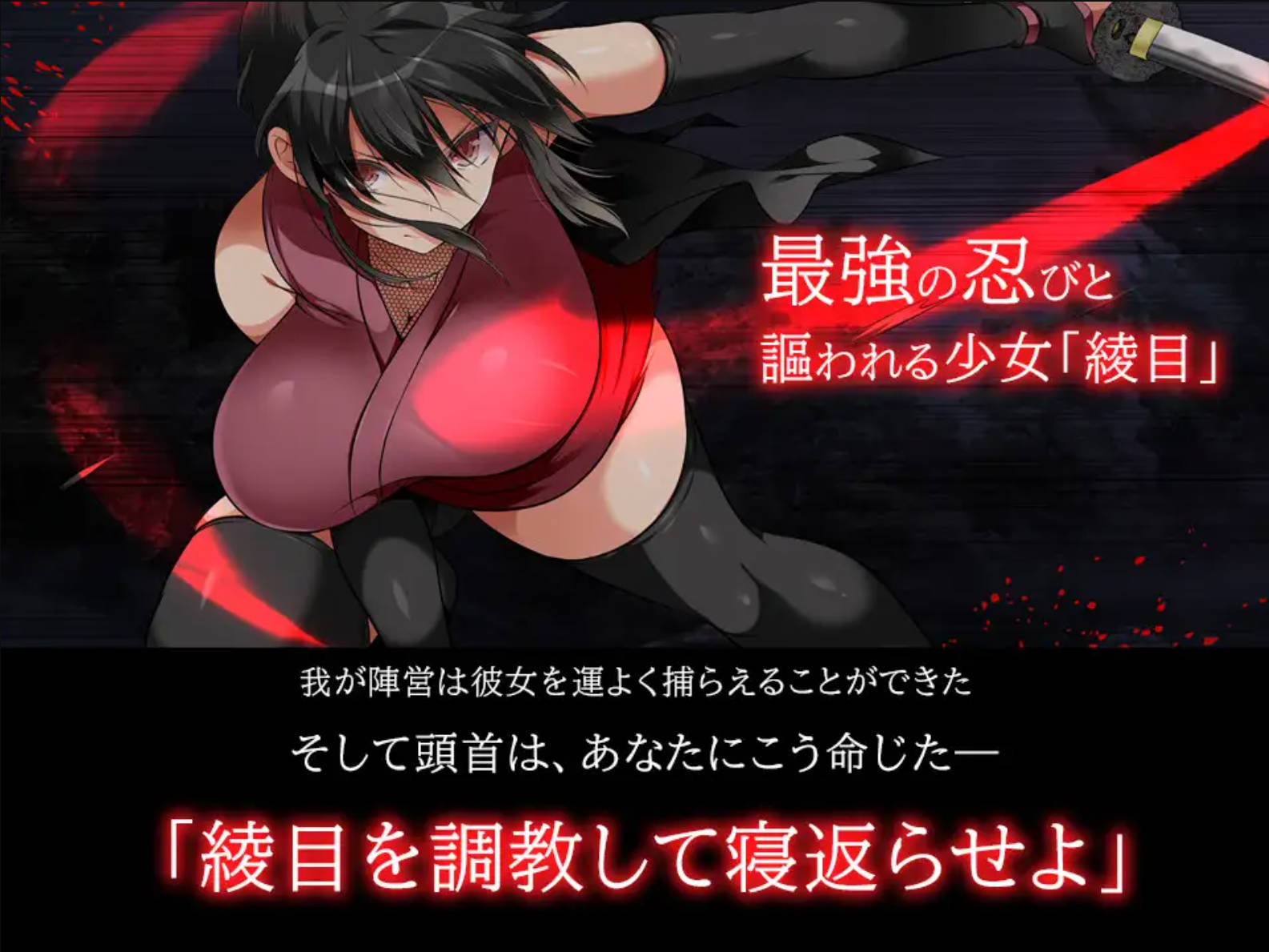 【大型爆款条教SLG/中文/极品全动态】忍堕－女忍调教 V B.13126066 STEAM官方中文版+攻略+存档