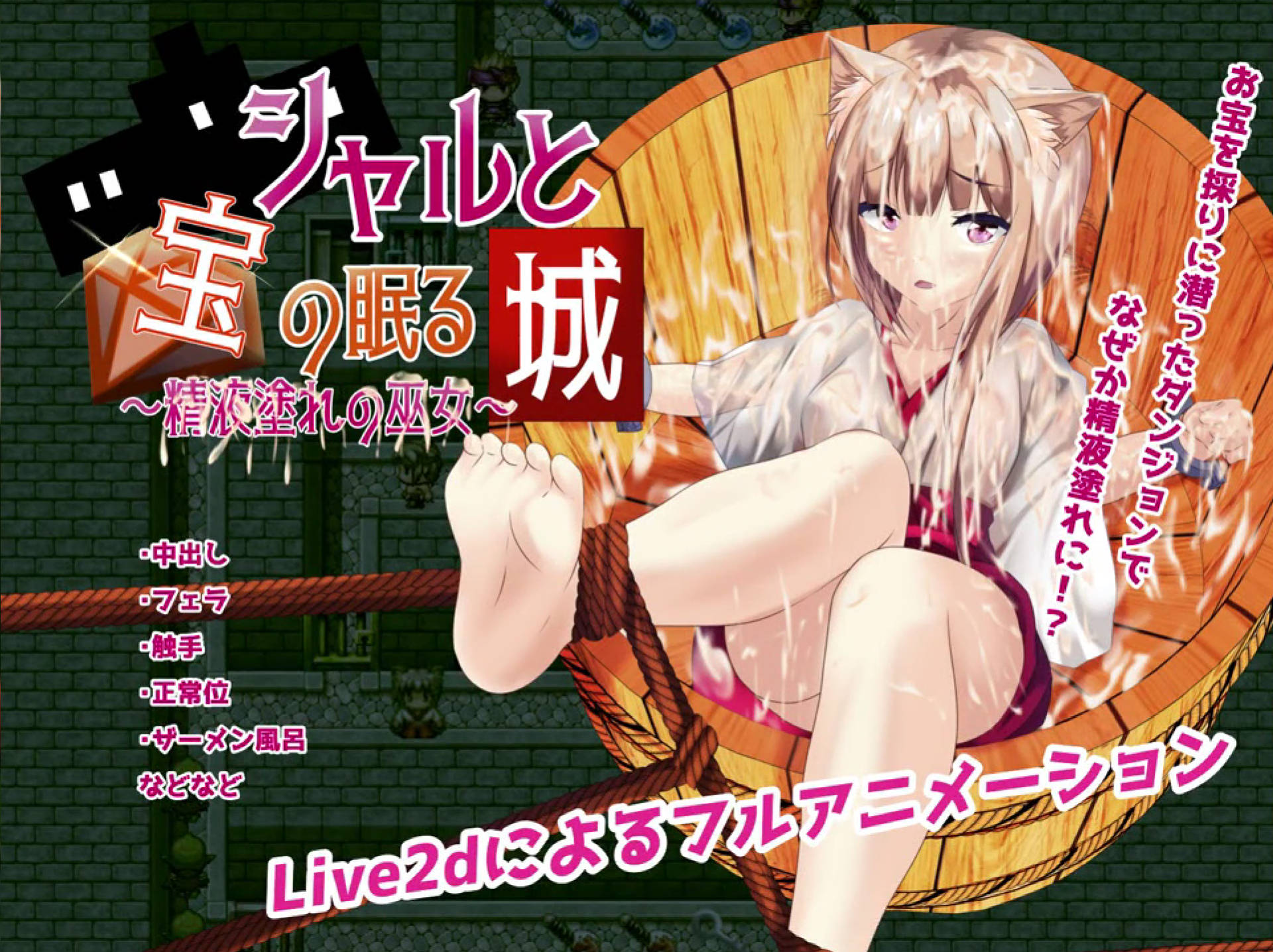 【日式RPG/汉化】沉睡之城    【安卓】 シャルと宝の眠る城～精液塗れの巫女～