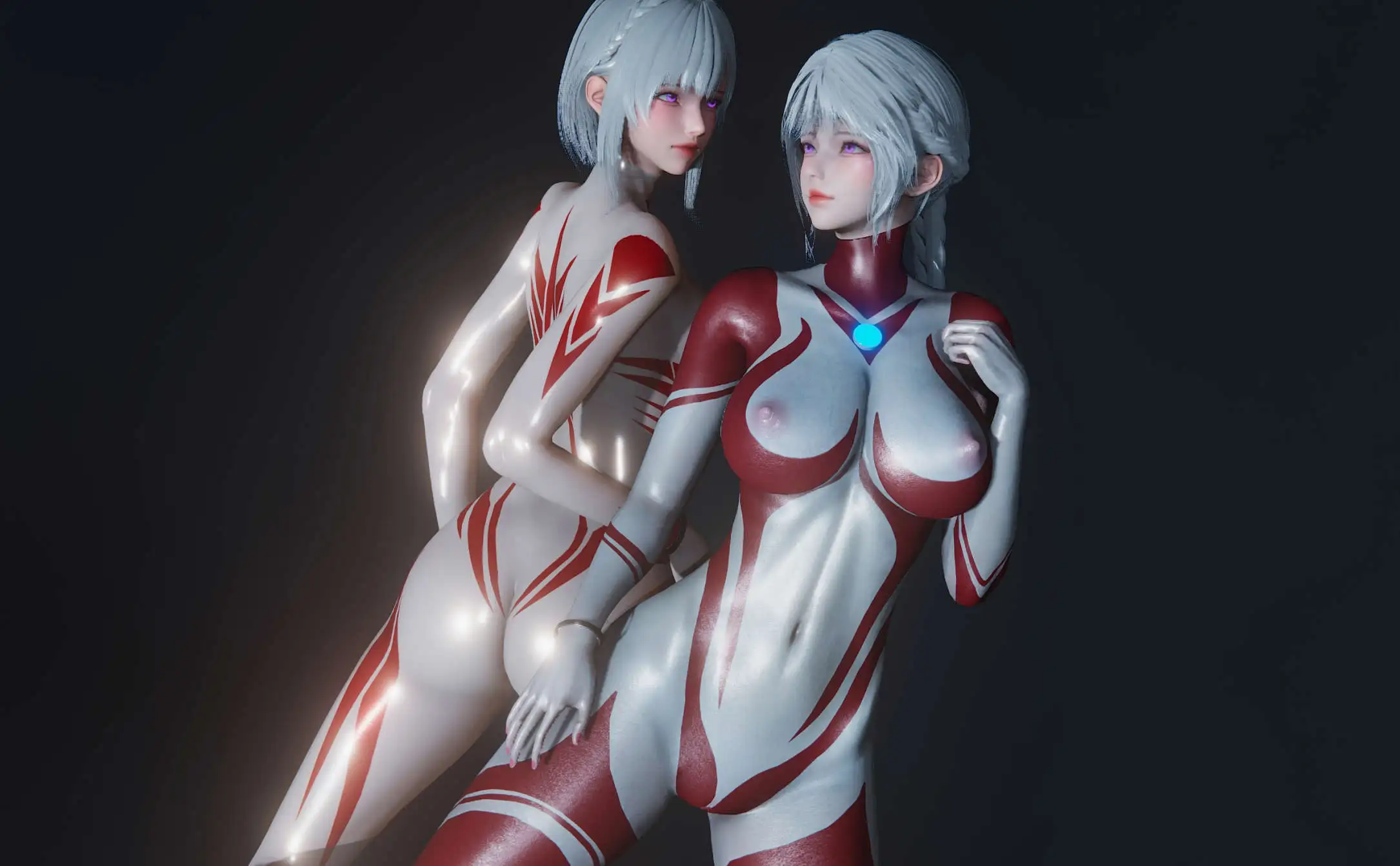 【3D/全彩/无修】 触手人偶1-2【344P/360M】