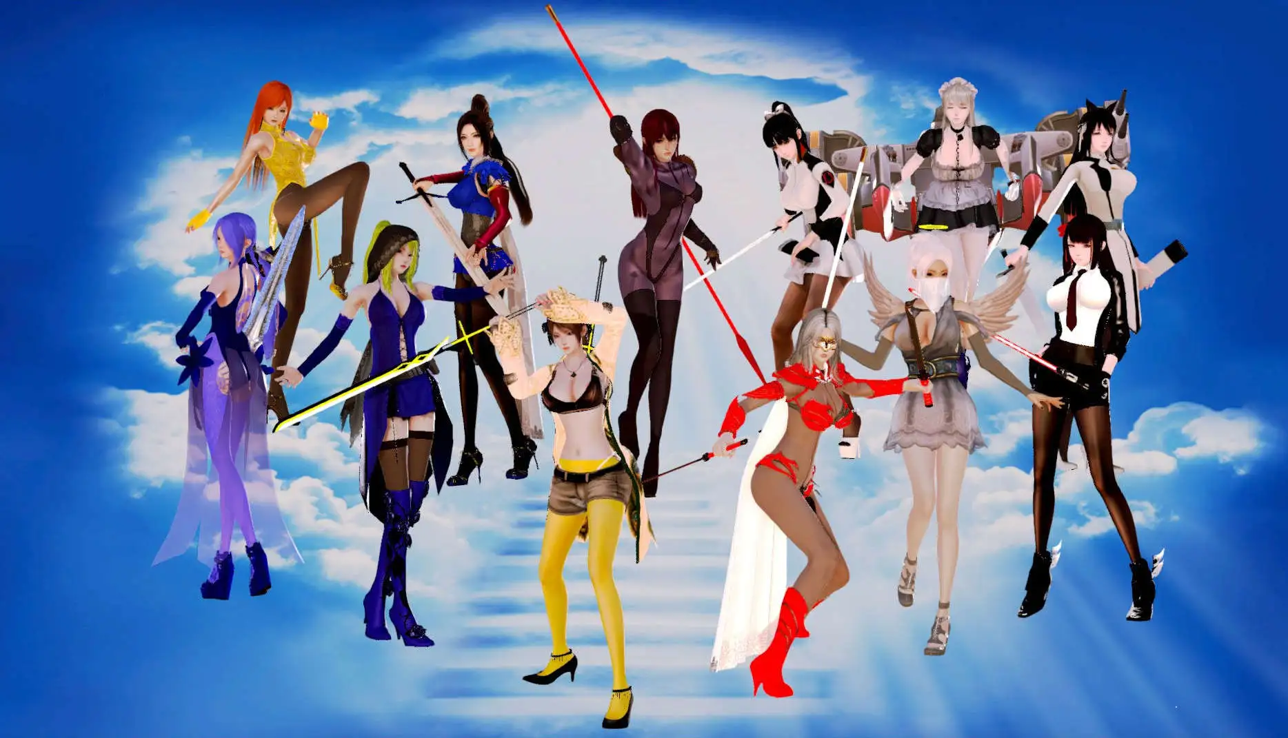 【3D/全彩/无修】宿命轮回之御女伏魔战记 第一季全 1-19+终章【7976P/2.41G】