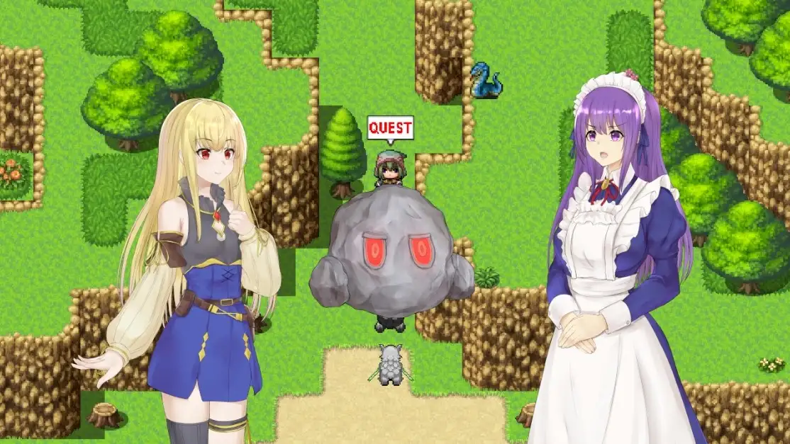 【日系RPG/AI汉化】我轉生成了異世界的石頭：為了保護女孩子，我正在不斷變強1.0【PC+安卓/1.07G】